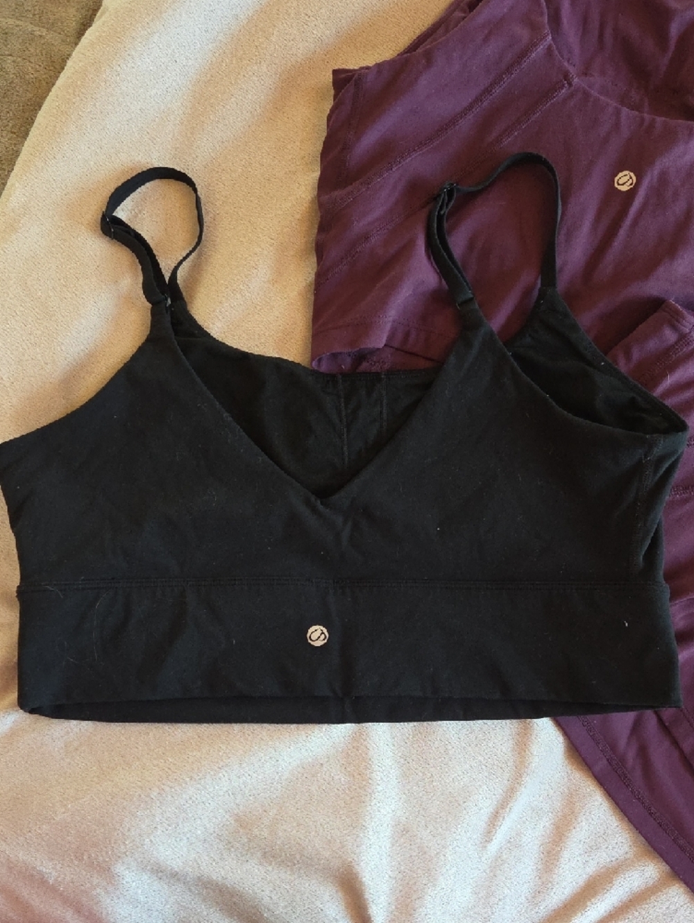 Set of 3 CRZ Yoga Longline Sports Bras - LARGE - Picture 5 of 7